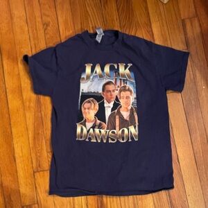 Gildan Navy Jack Dawson Graphic Tee